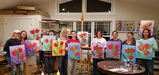 Tulip painting group